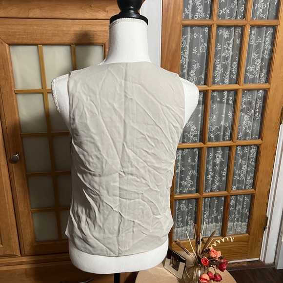 MOSSIMO DUTTY METALLIC THREAD VEST WITH EMBROIDERY - Picture 6 of 16